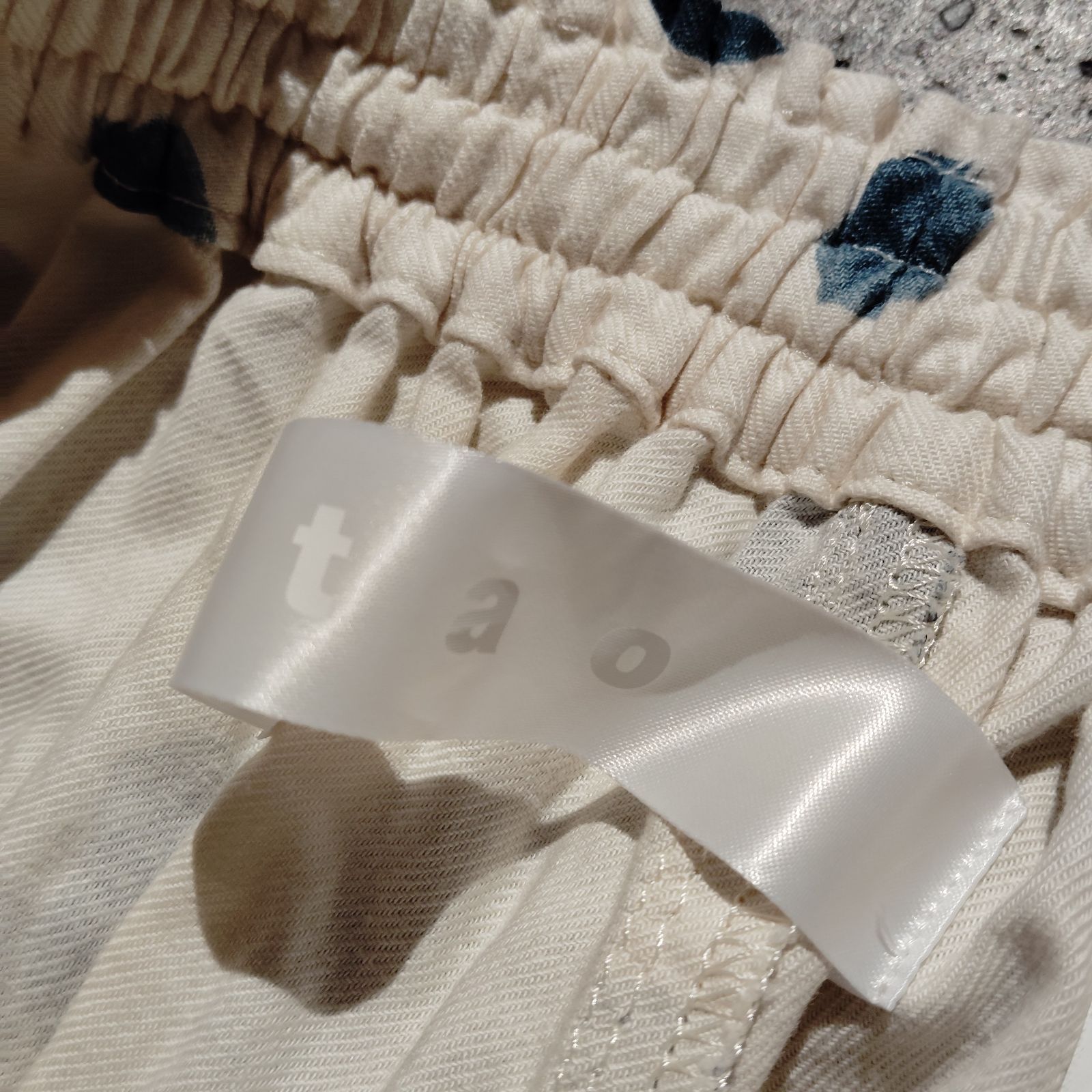 tao 24ss ドットプリントワイドパンツ タオ 2024ss AD2023 COMME des 