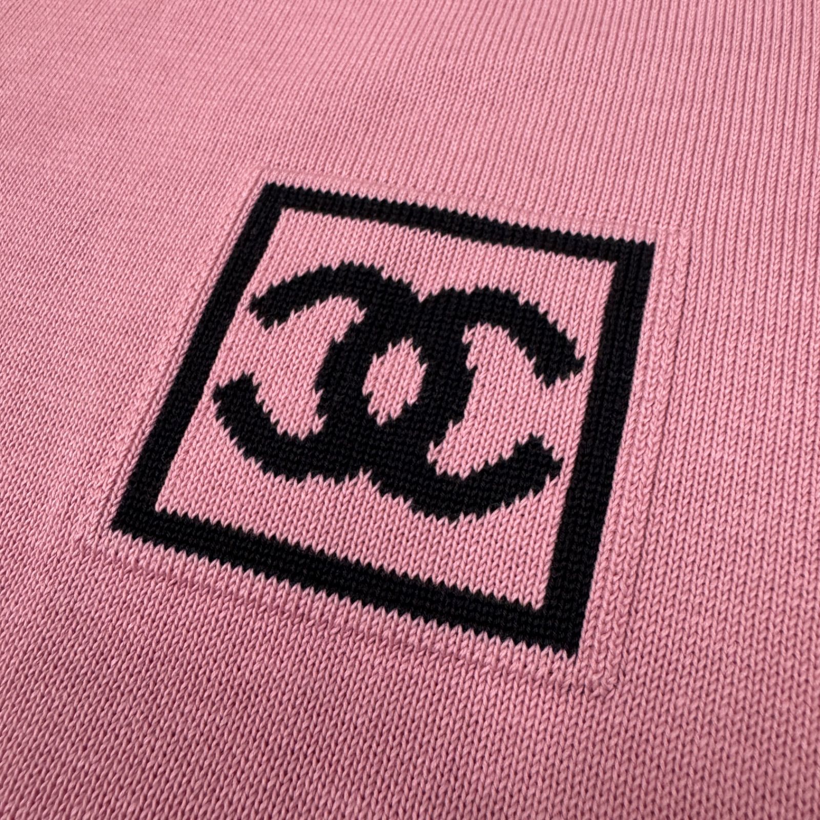 希少 美品 CHANEL シャネル スポーツ 03A ココマーク ニット