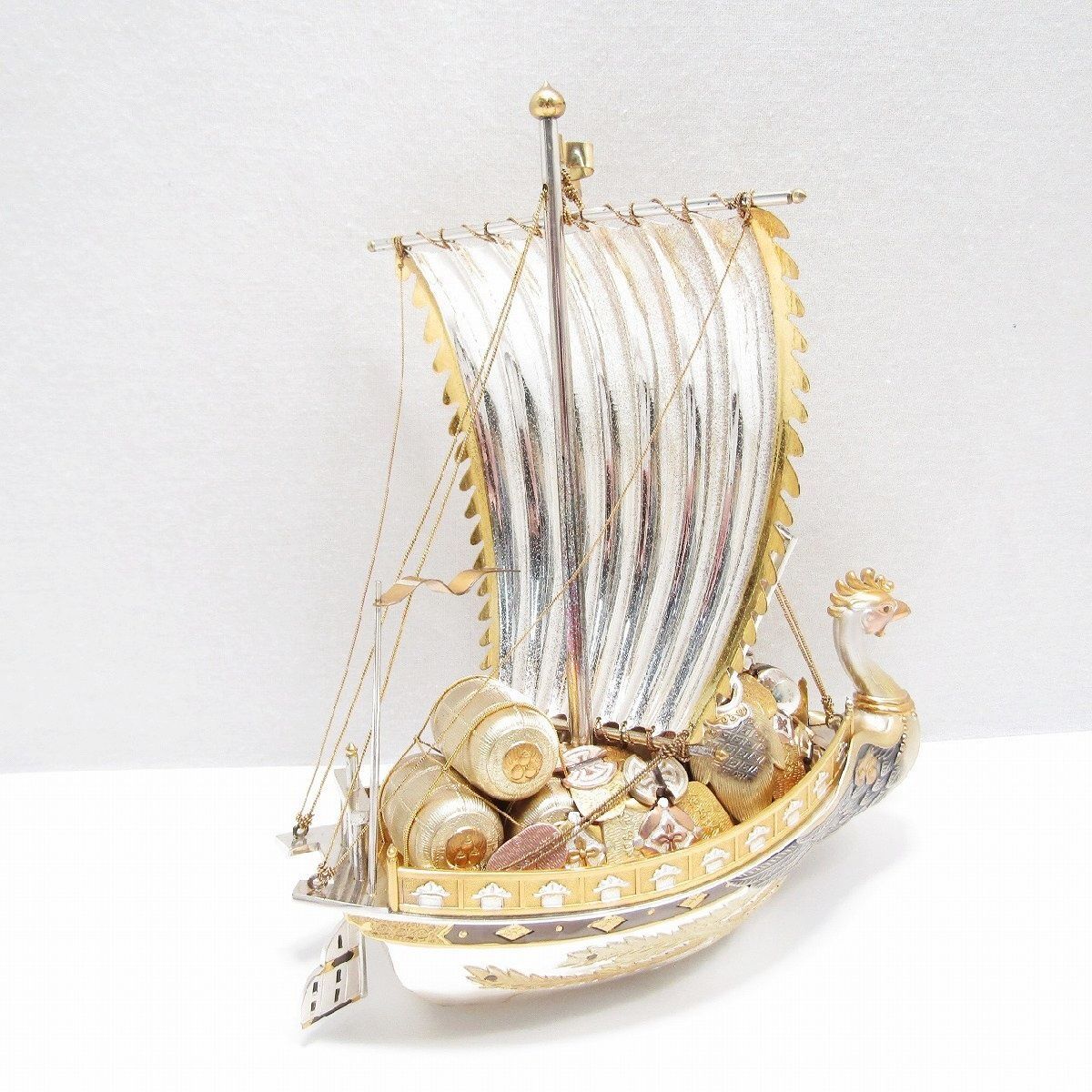 併売商品※◇中古◇関工芸 宝船 STELRLING SILVER SV960 銀製 伝統工芸
