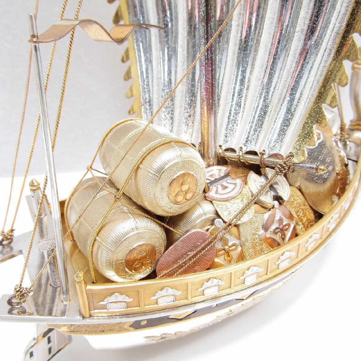 併売商品※◇中古◇関工芸 宝船 STELRLING SILVER SV960 銀製 伝統工芸