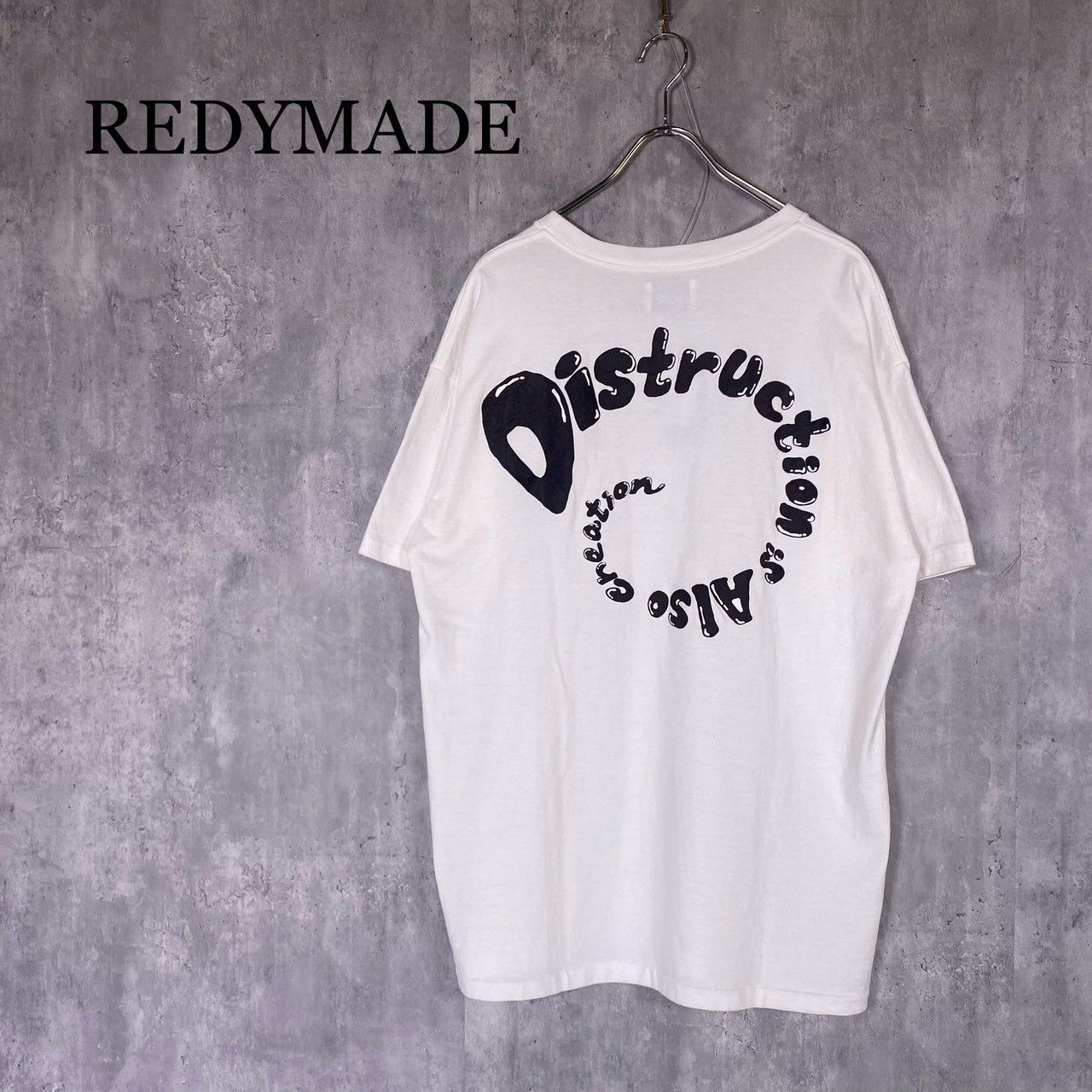 READYMADE』レディメイド (L) スマイリーフェイスTシャツ - メルカリ