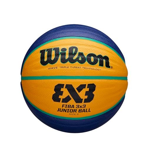 新品 Wilson(ウイルソン) バスケットボール FIBA 3X3 ジュニア インドア/アウトドア 5号球 WTB1133XB