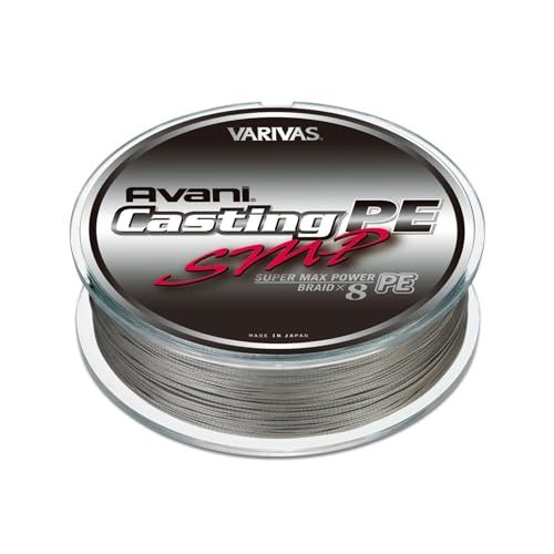 新品 VARIVAS(バリバス) PEライン アバニ キャスティングPE スーパーマックスパワー 300m 12号 MAX160lb 8本 ステルスグレー 11,715円