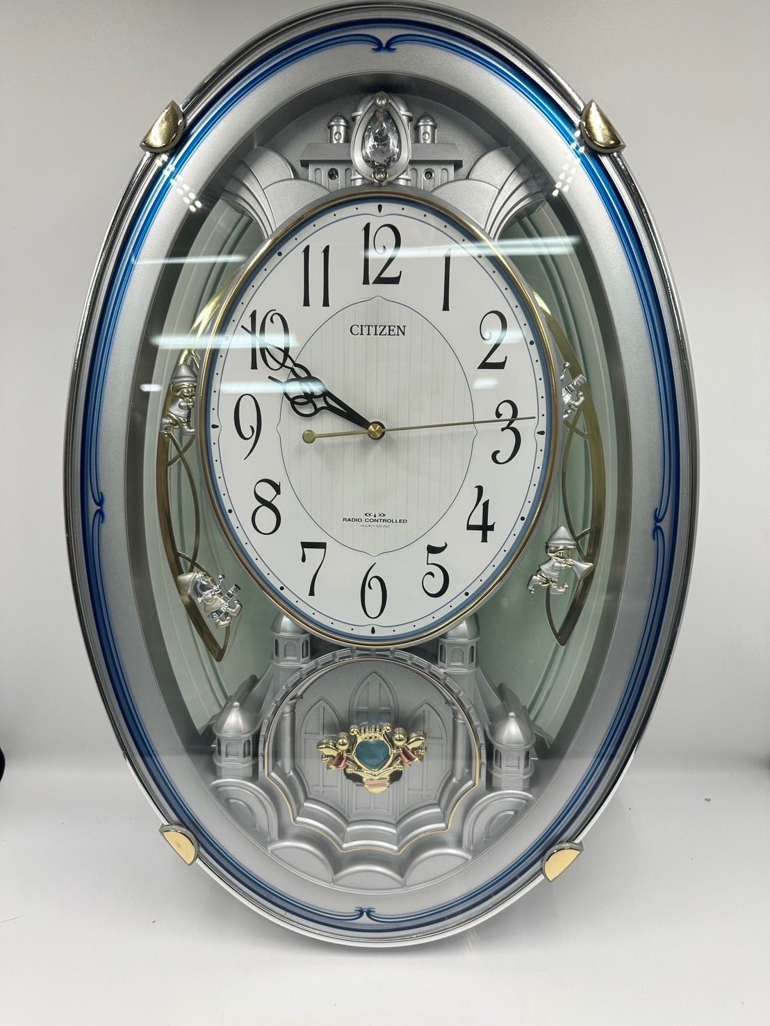 CITIZEN 4MN485-0 シチズン 壁掛け振り子時計 からくり メロディ CITIZEN シチズン 4MN485-0 電波時計 掛け時計 メロディ時報付
