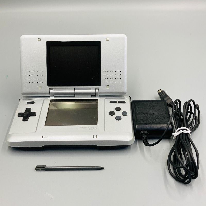 動作確認済み】初代 ニンテンドーDS本体 NTR-001 プラチナシルバー 銀
