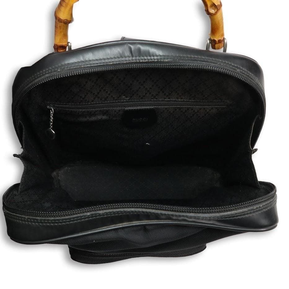 メンズ GUCCI グッチ バンブー 2way ボディーバッグ メンズ 黒 