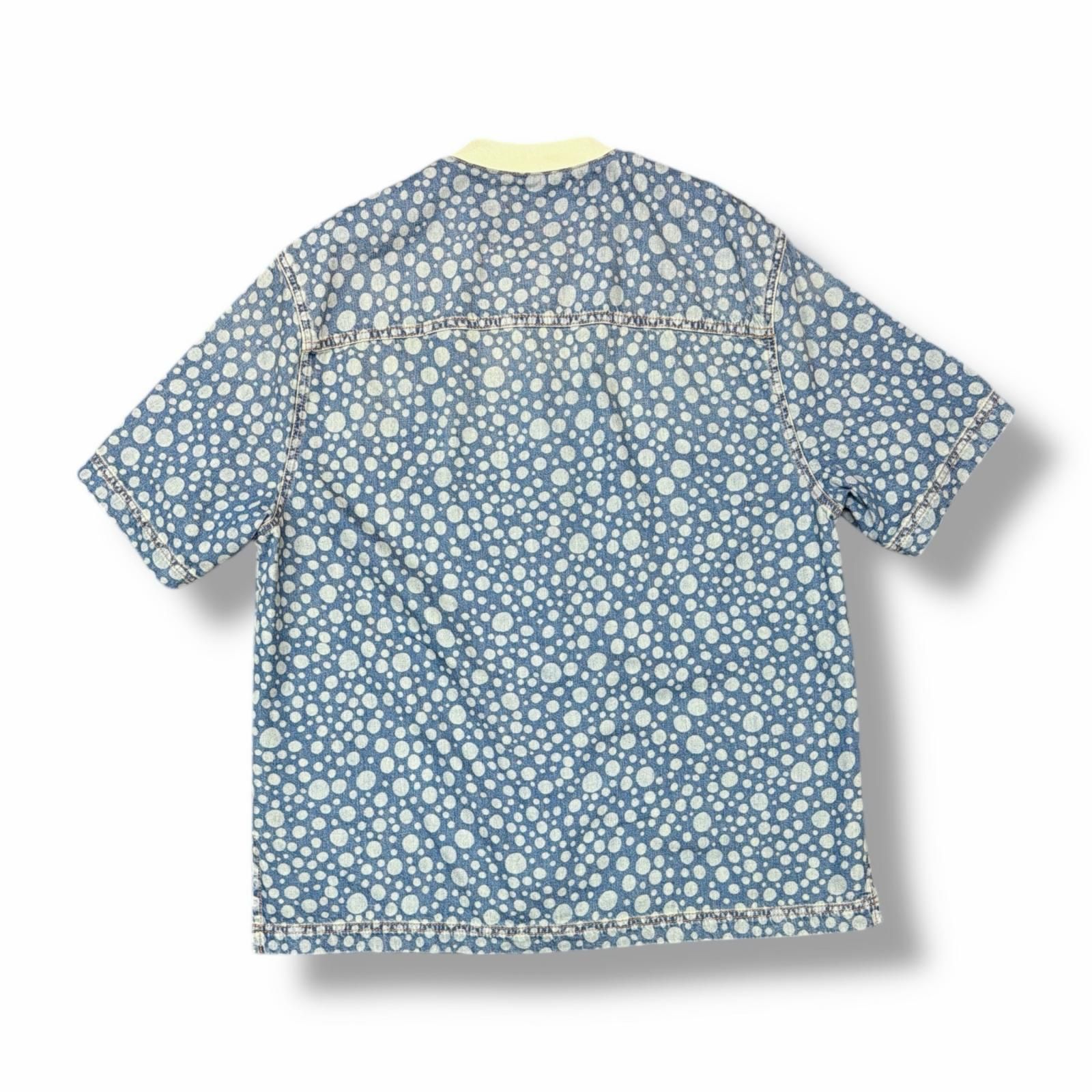 国内正規 LOUIS VUITTON 23AW Infinity Dots デニムベースボールシャツ