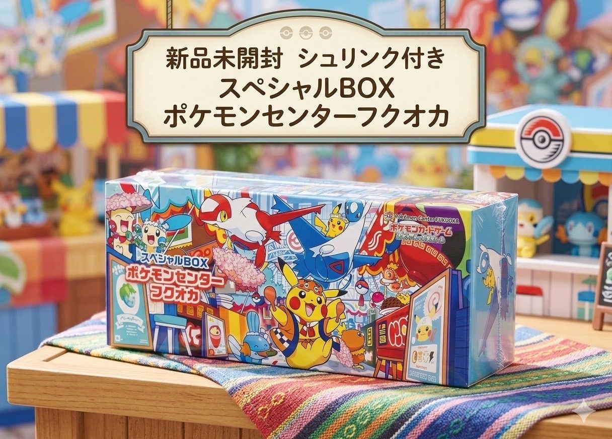 ポケモンセンター フクオカスペシャルBOX 未開封 スペシャルBOX