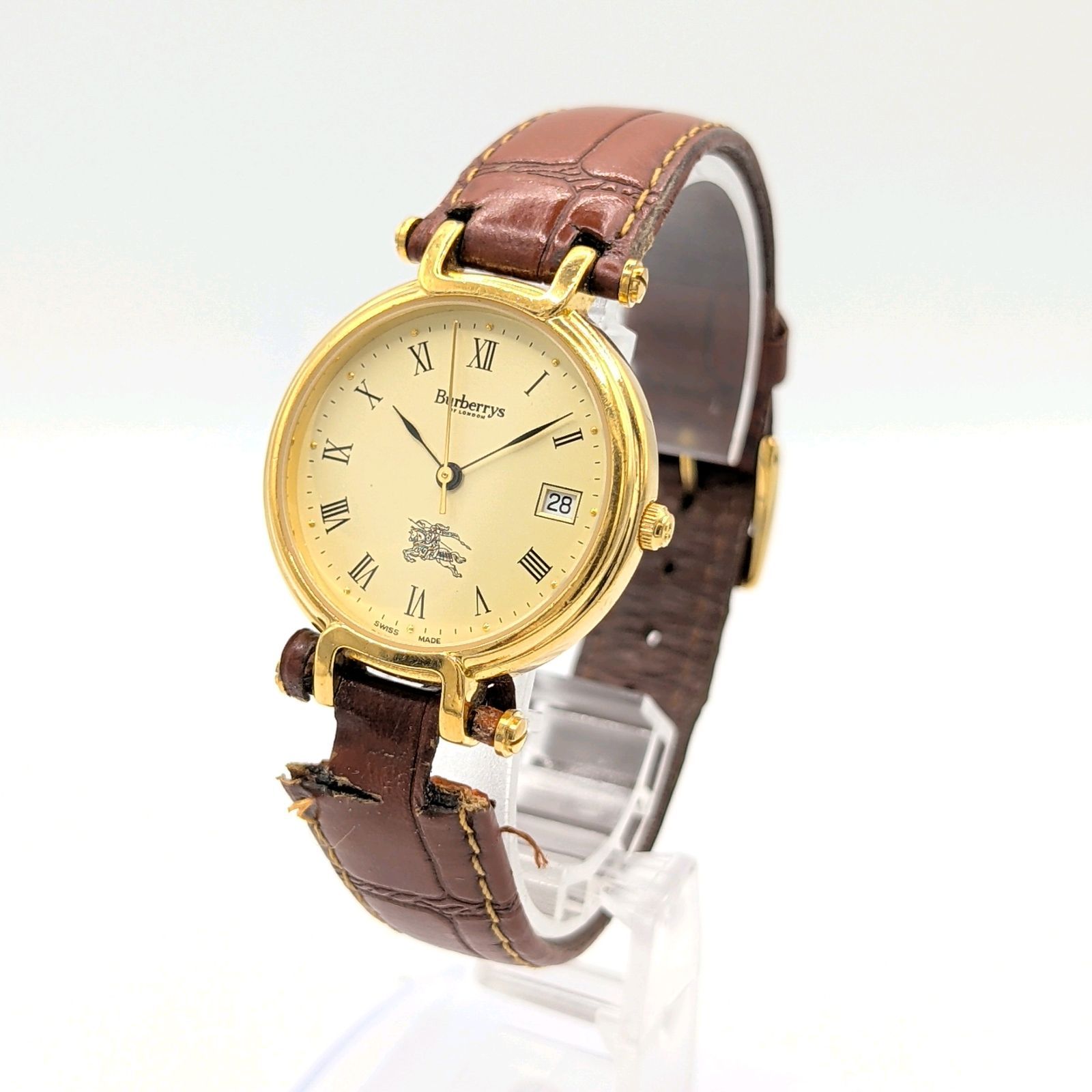 Burberrys Burberry Watch quartz Ladies Gold Dial Gold Date Y2K 00S 
