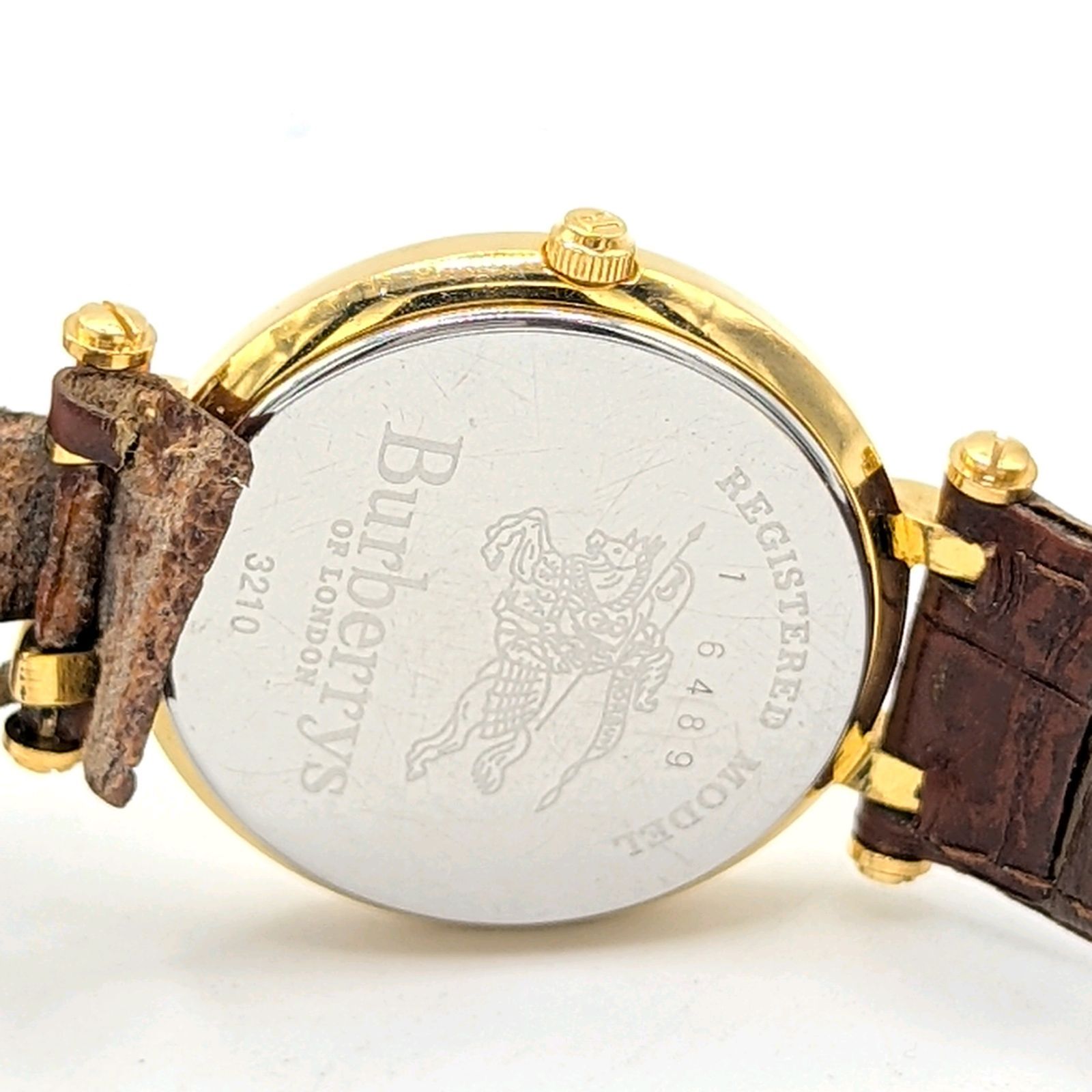 Burberrys Burberry Watch quartz Ladies Gold Dial Gold Date Y2K 00S 