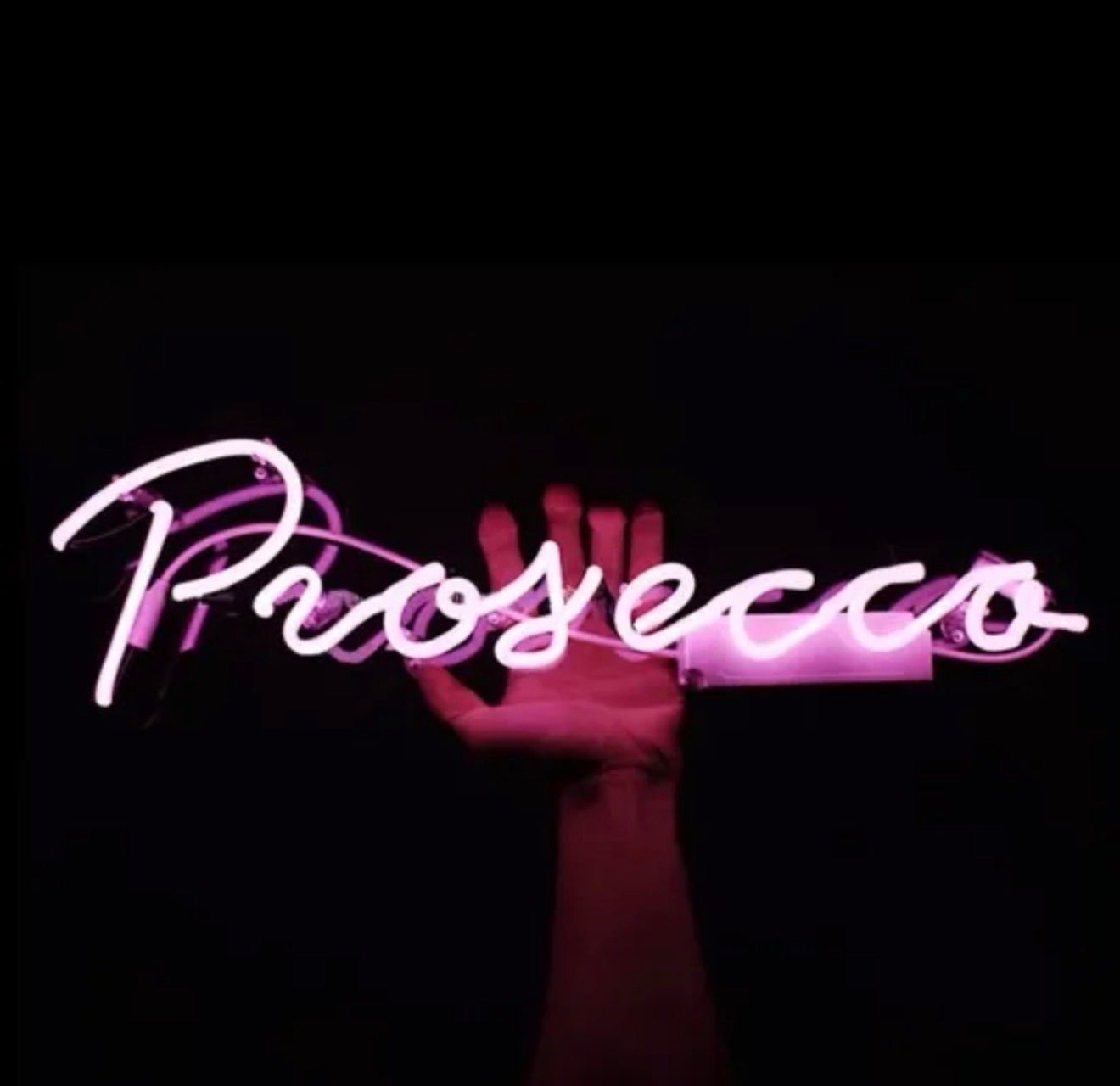 Prosecco ネオンサイン ピンク ガラスネオン バー装飾 壁掛けライト ライト・照明 Prosecco ネオンサイン ピンク ガラスネオン バー装飾
