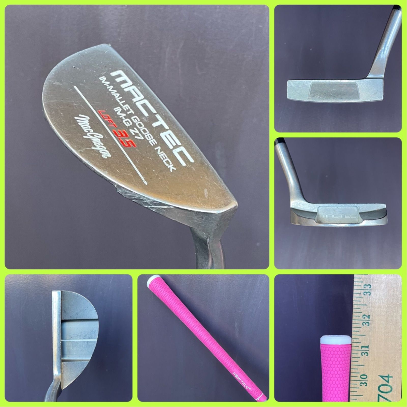 ☆短尺☆新品グリップ☆XX-1503-021☆マグレガー☆MACTEC☆31.5インチ 