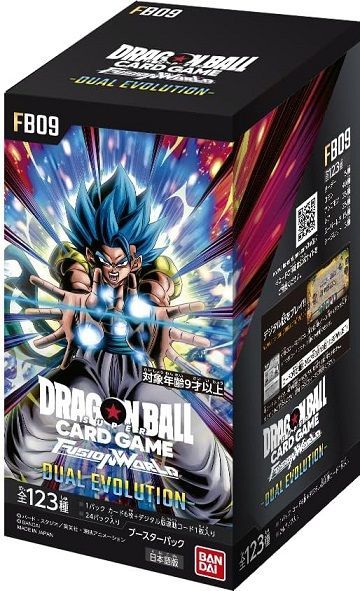 ドラゴンボールFW FB09 dual evolution 未開封 新品未開封 ドラゴンボールスーパーカードゲーム フュージョンワールド