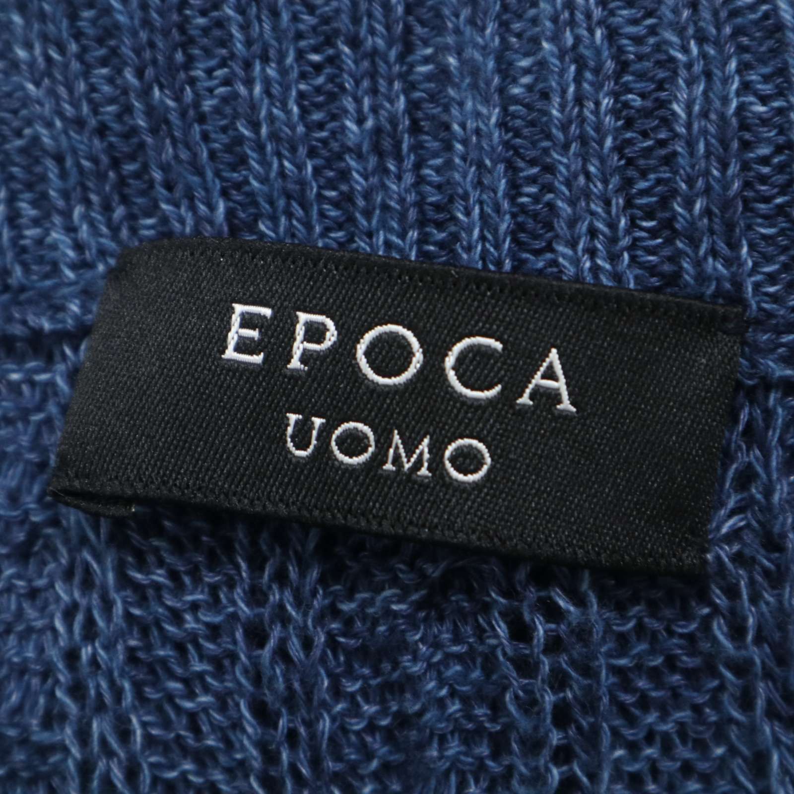 EPOCA UOMO エポカ ウォモ 麻 リネン&コットン☆ ショールカラー 