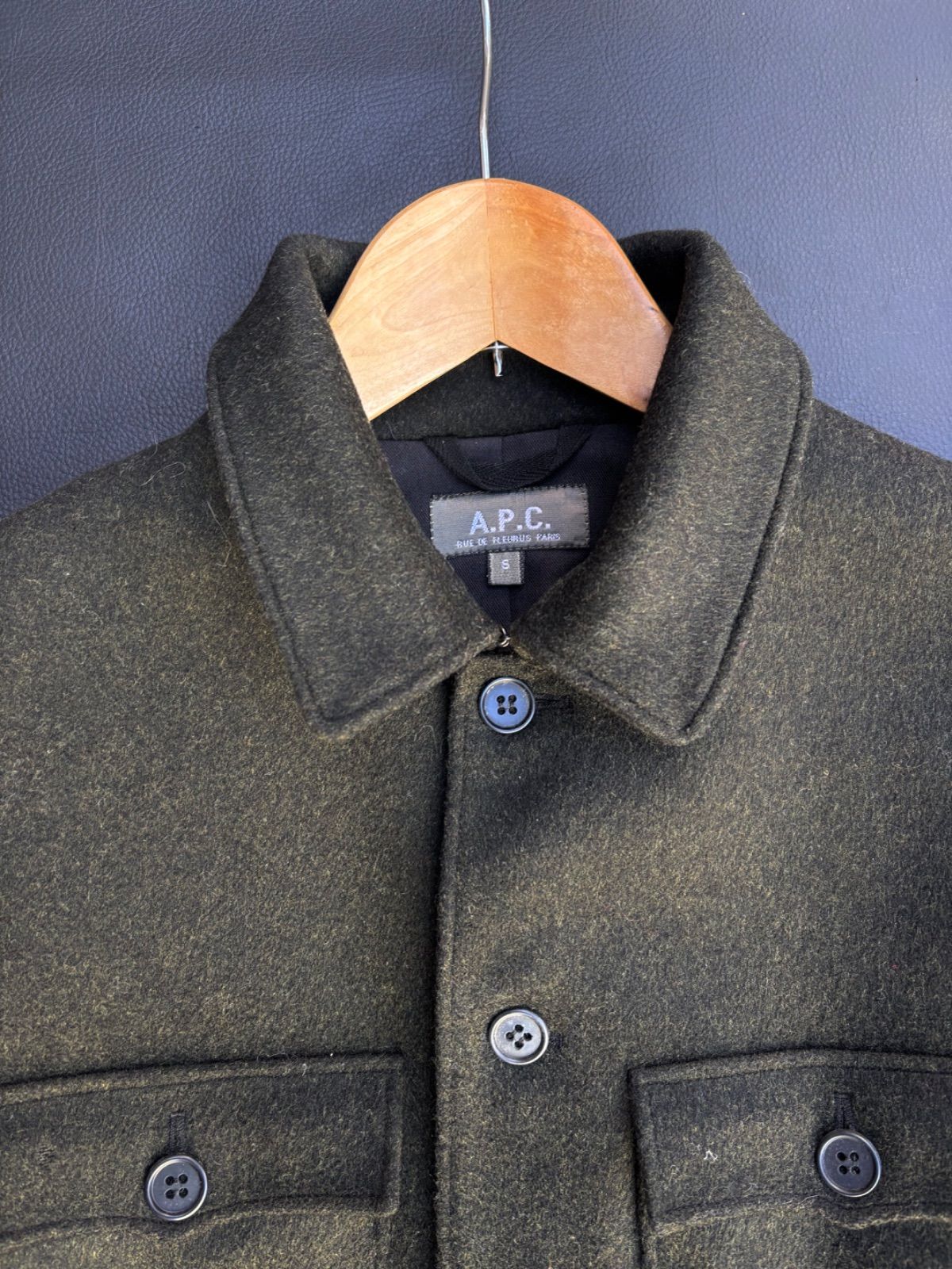 90s - 00s A.P.C. APC アーペーセー メルトン ウール CPO 
