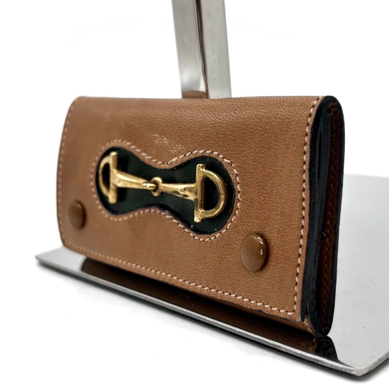 良品】GUCCI グッチ ホースビット 3連キーケース 鍵 レザー 革 