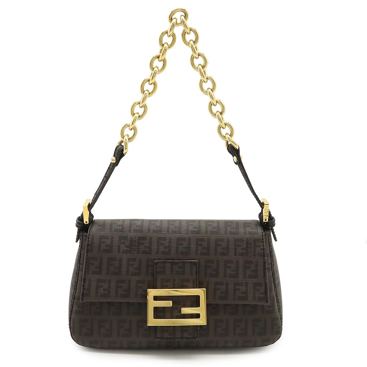 FENDI フェンディ ズッキーノ ズッカ柄 マンマバケット ハンドバッグ 