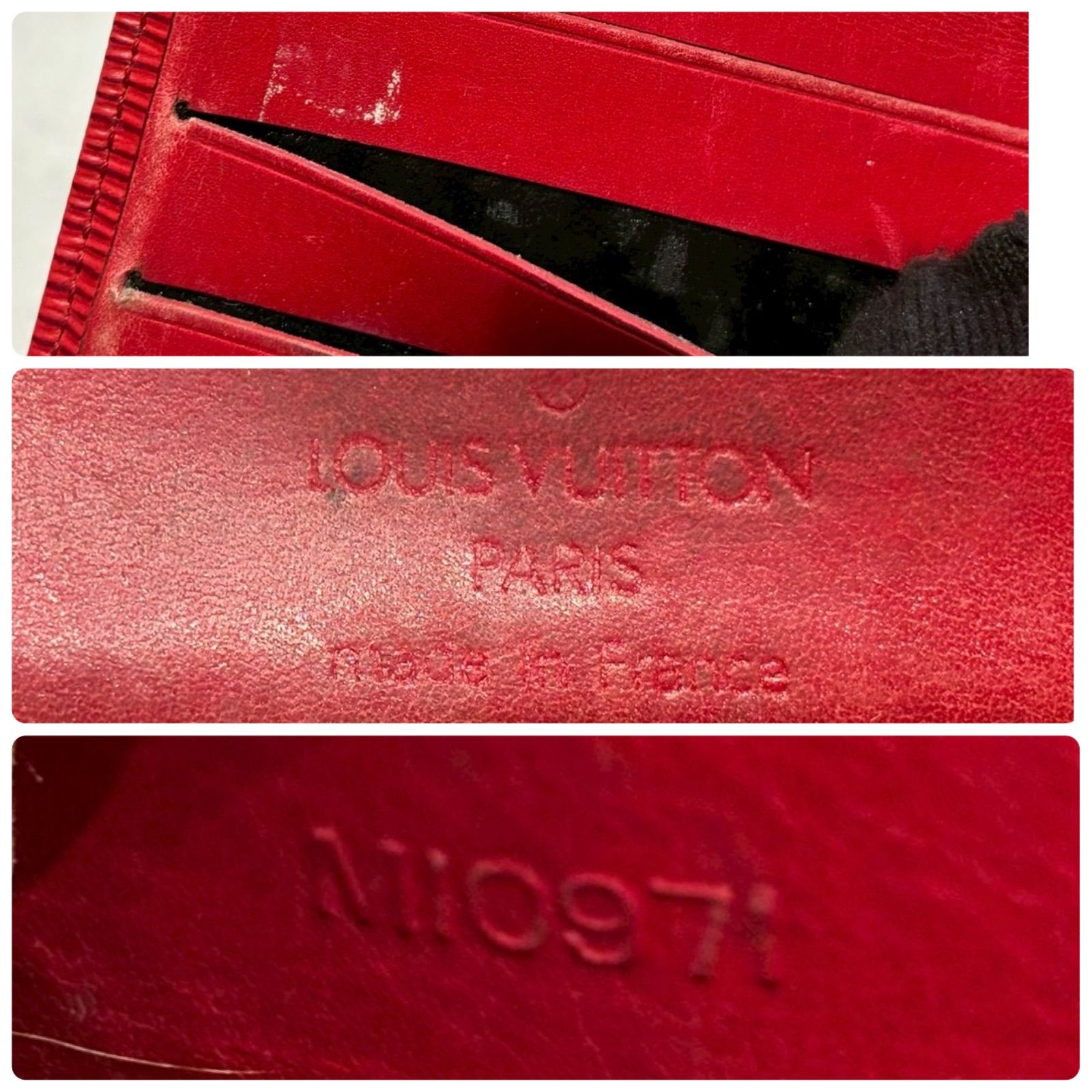 Louis Vuitton ルイヴィトン LV エピ 二つ折り財布 ポルトフォイユ
