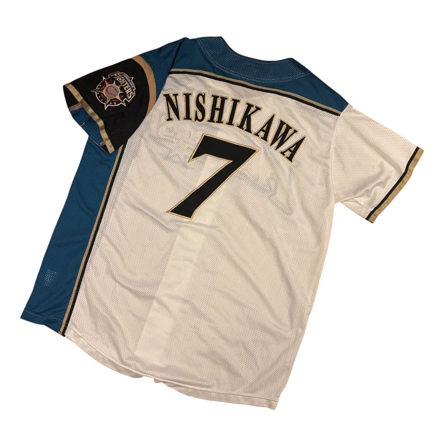 北海道日本ハムファイターズ西川遥輝ユニフォーム　NO7 北海道日本ハムファイターズ 西川遥輝 #7 ユニフォーム L 日ハム 応援