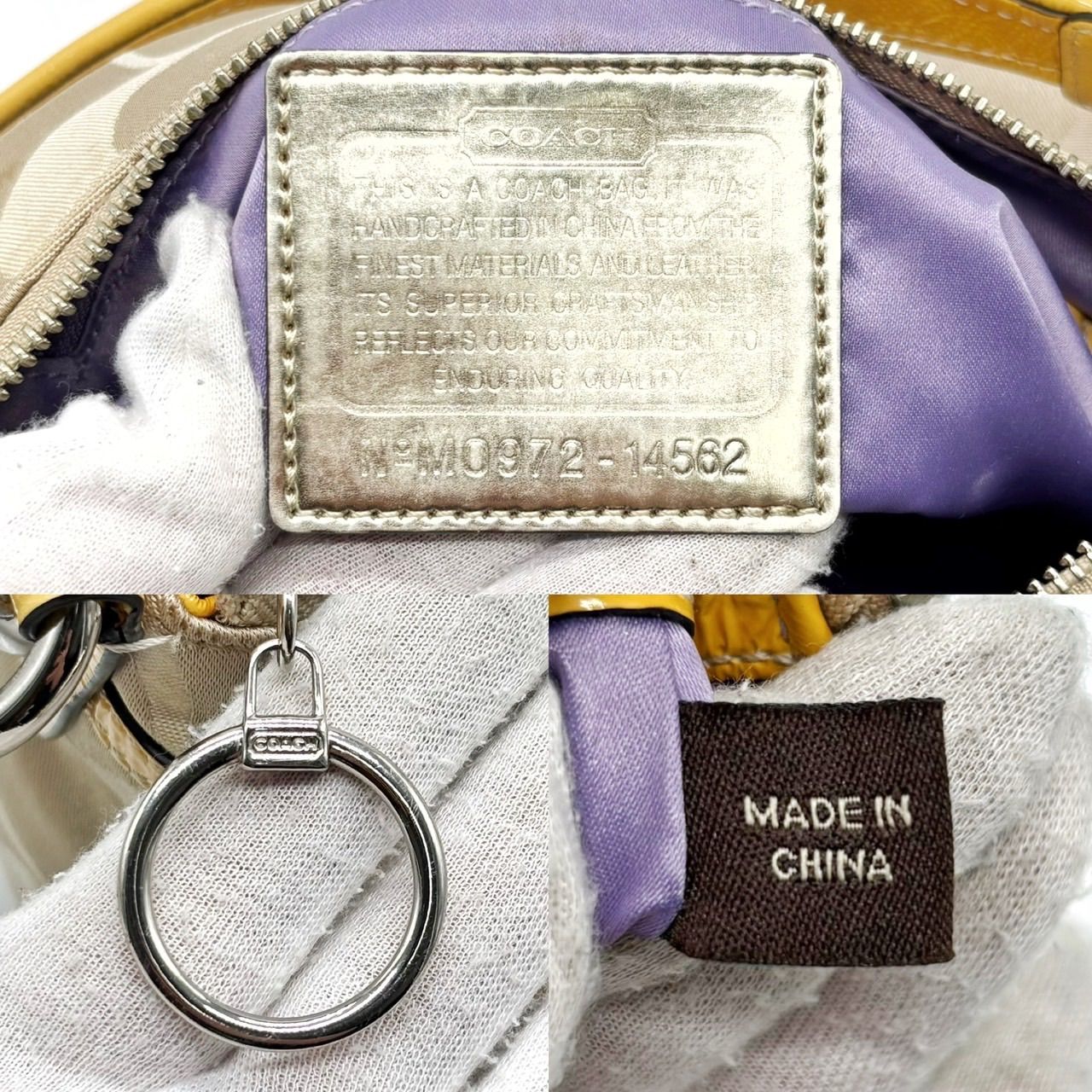 良品】 coach 2way y2k poppy signature canvas shoulderbag handbag 