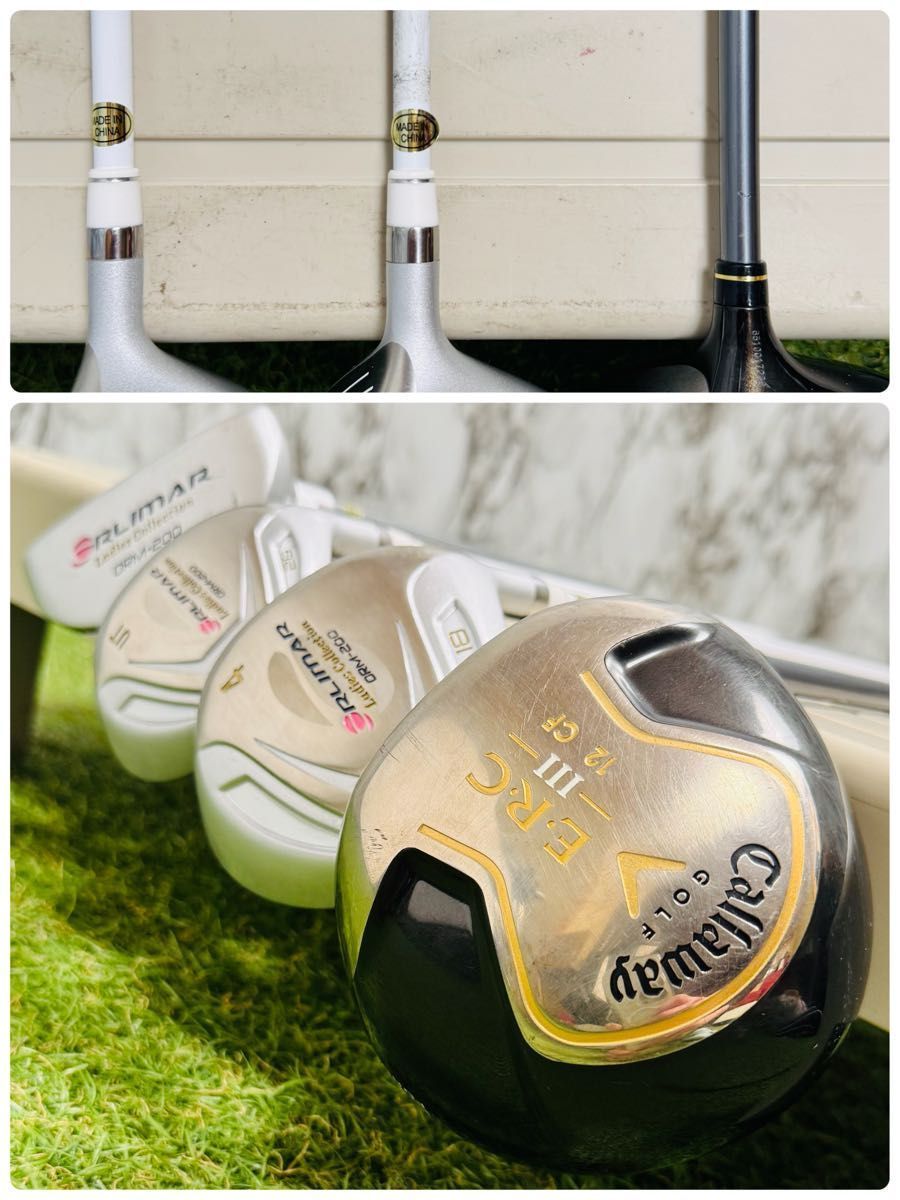初心者推奨 キャロウェイ&オリマー レディースゴルフセット 9本
