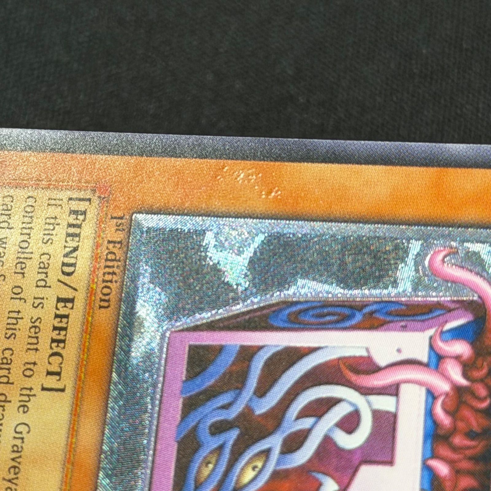 遊戯王 旧アジア版 暗黒のミミックLV3 レリーフ SOD-AE010 1stEdition