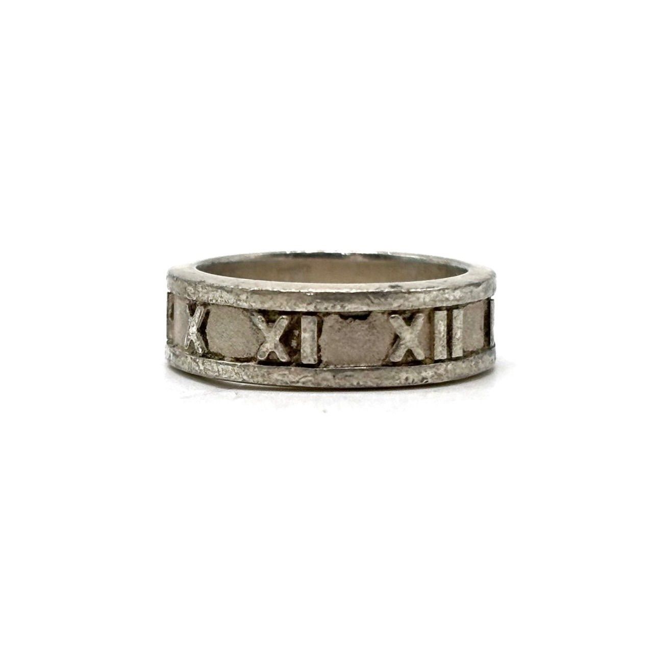 良品】TIFFANY＆CO ティファニー アトラス リング シルバー925 銀色 