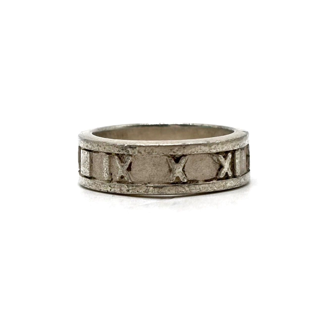 良品】TIFFANY＆CO ティファニー アトラス リング シルバー925 銀色 