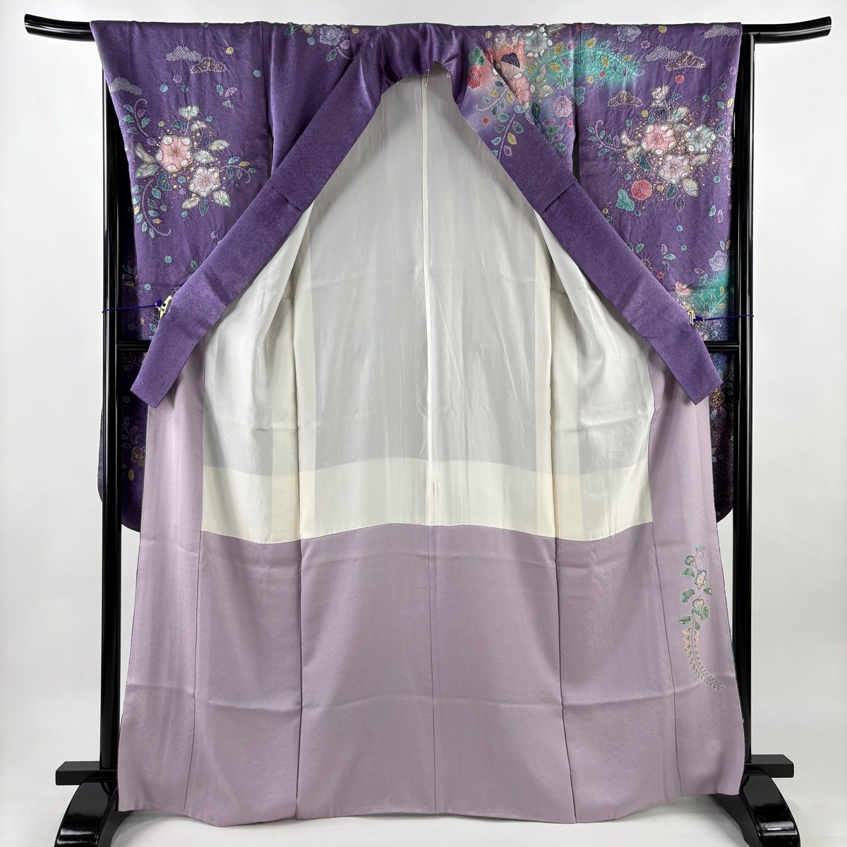 振袖 身丈165.5cm 裄丈68.5cm 正絹 名品 【中古】 振袖 身丈166.5cm 裄丈68cm 正絹 逸品 【中古】の通販 by バイセル