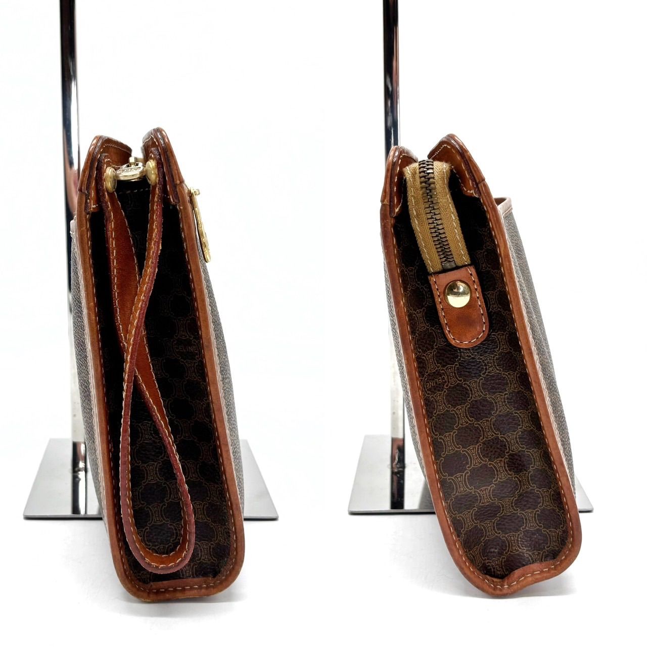 良品】CELINE セリーヌ クラッチバッグ ハンドバッグ ポーチ pvc