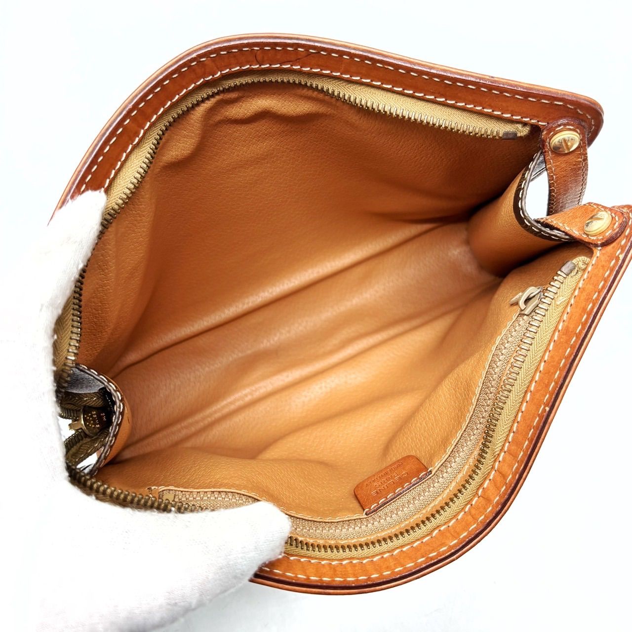 良品】CELINE セリーヌ クラッチバッグ ハンドバッグ ポーチ pvc
