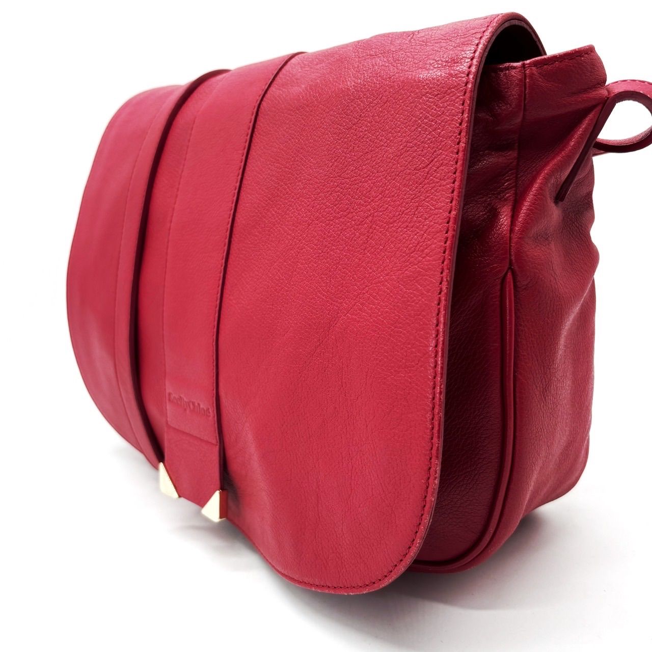 Seeby Chloe クロエ ショルダーバッグ レッド ピンク 鞄 レザー 皮 