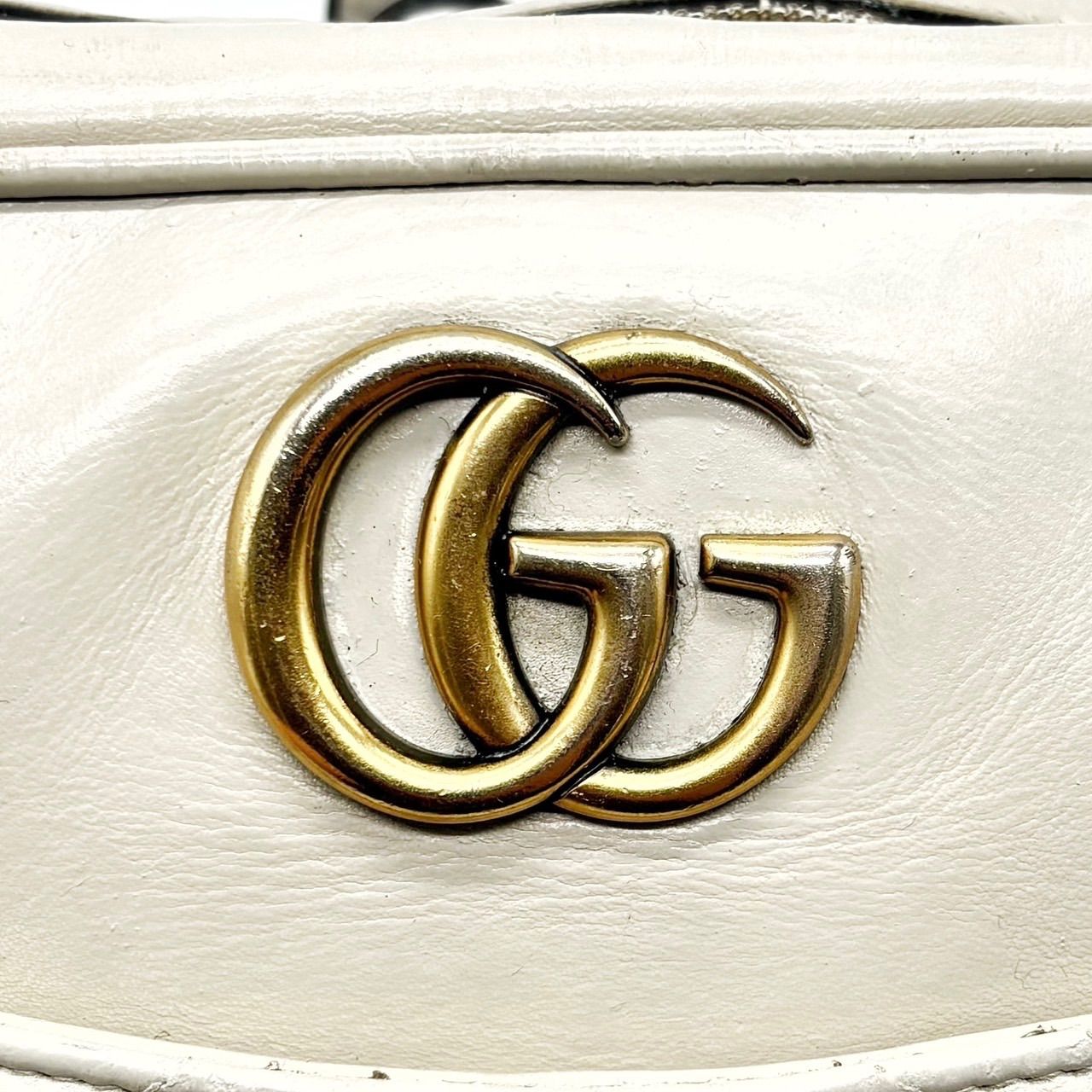 良品】GUCCI グッチ GGマーモント チェーンショルダーバッグ オール 