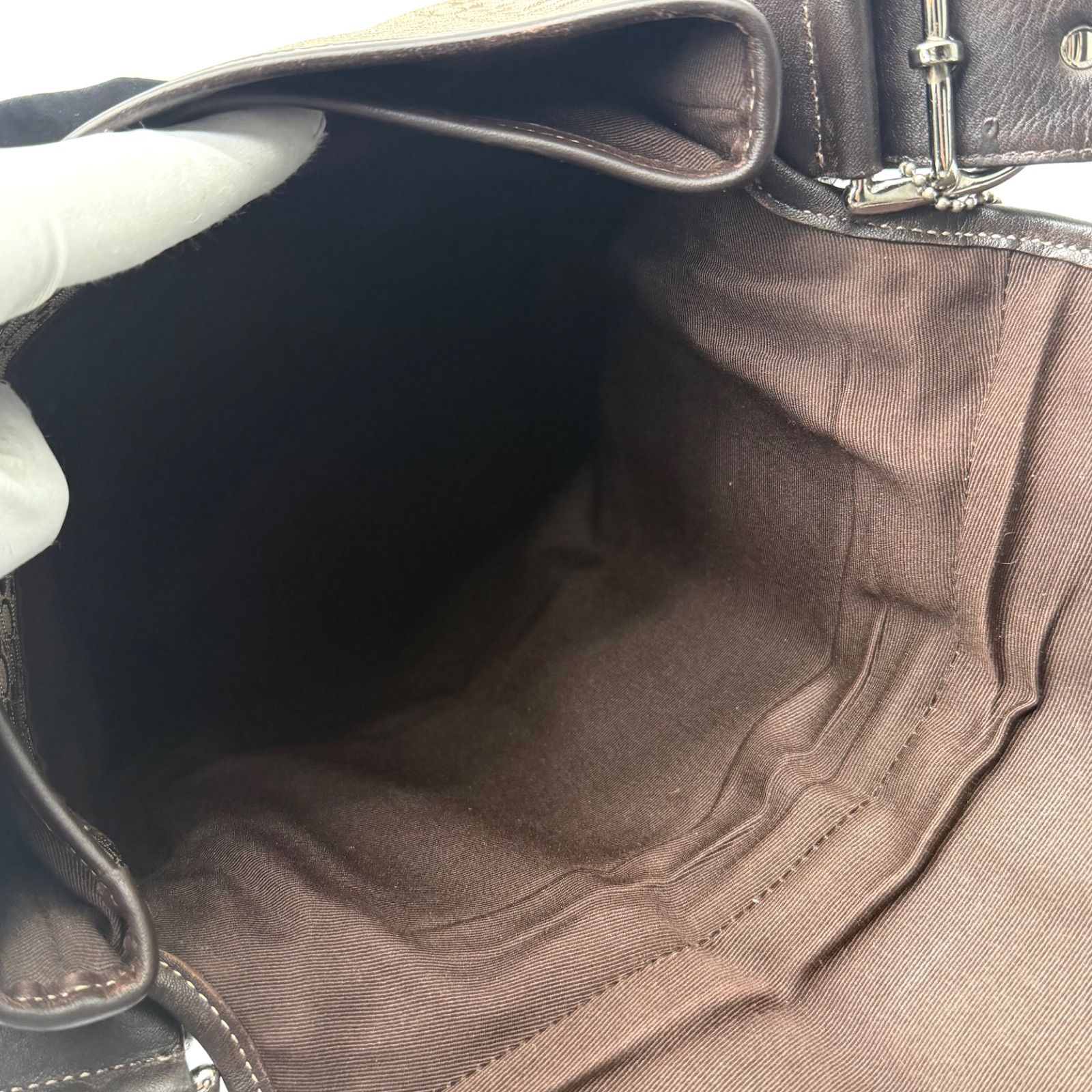良品】COACH y2k mini signature soho canvas leather shoulder bag 