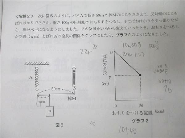 早稲田アカデミー 土曜講座 NN志望校別コース 開成・筑駒の理科 2024年