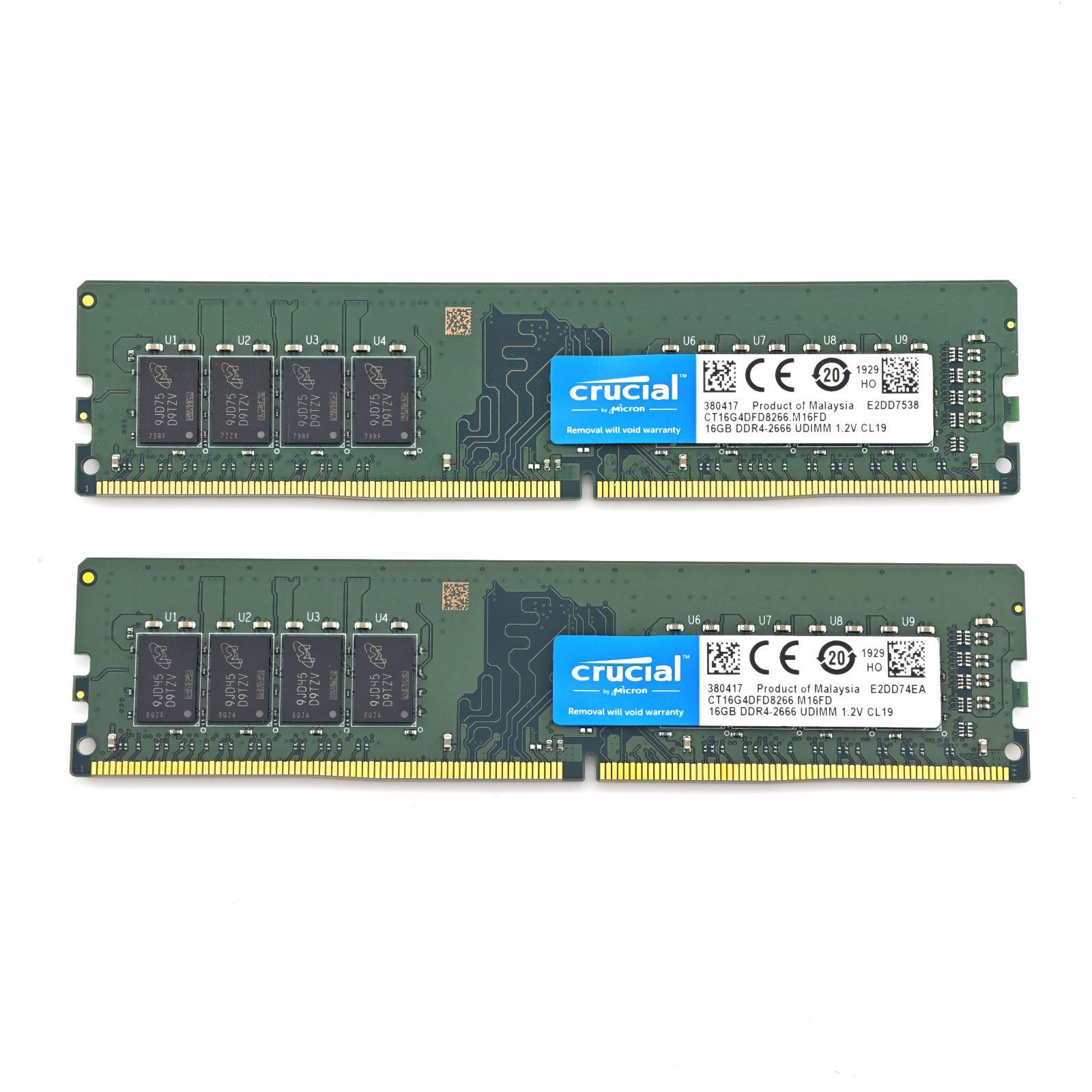 Crucial DDR4-2666 32GB(16GBx2)メモリ 中古- メルカリ