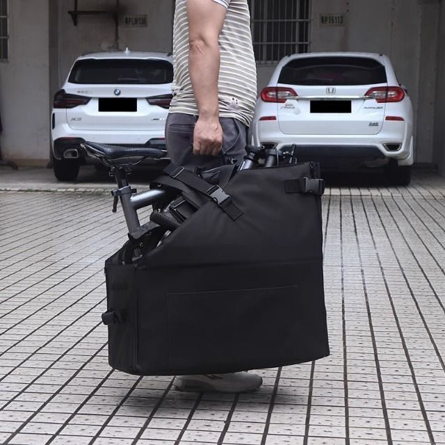 折りたたみ自転車用収納ボックス 18–20インチ対応／車載・旅行・保管に便利 折りたたみ自転車 収納バッグ 車載用収納ボックス 18〜20インチ対応