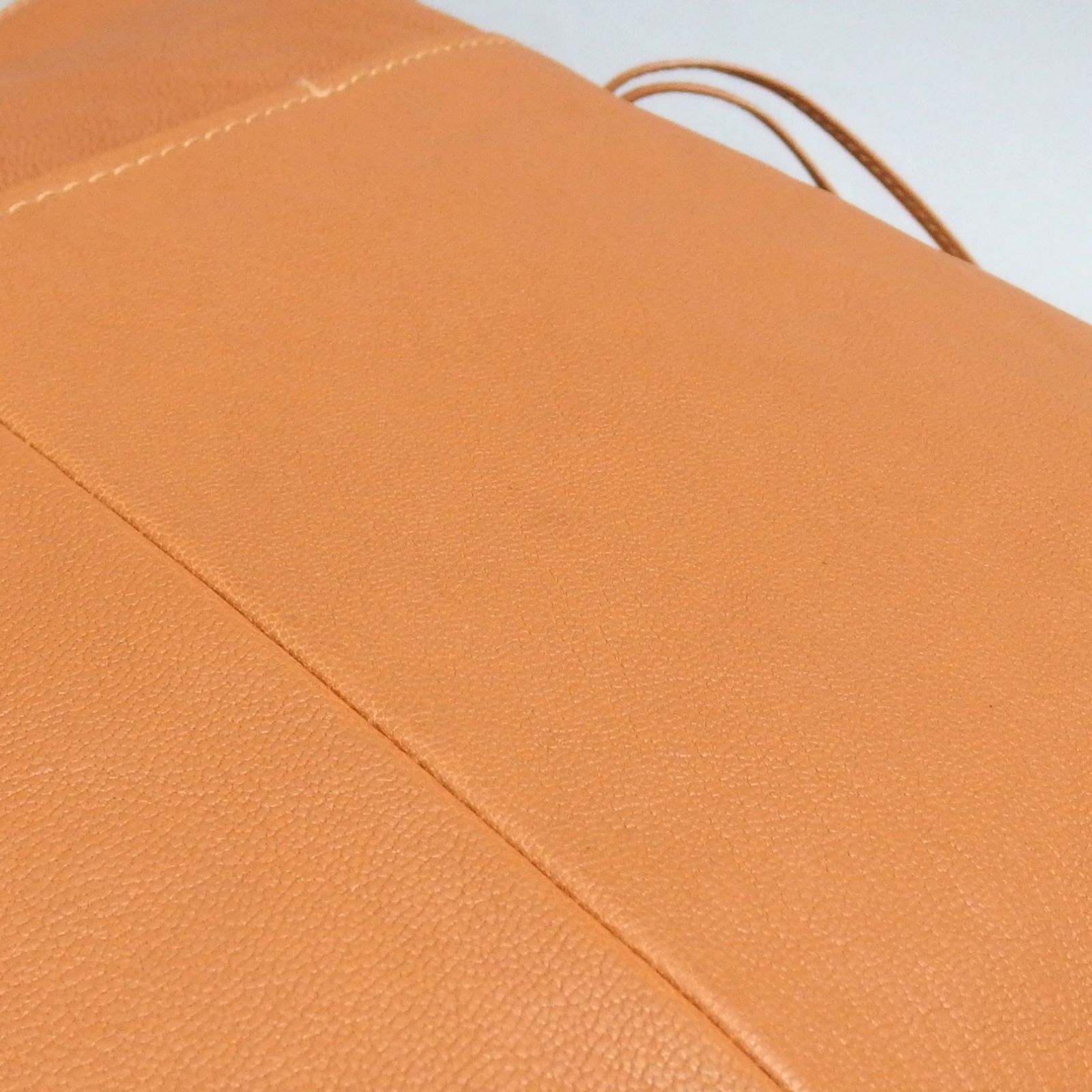 美品☆genten ムース 2Way ショルダーバッグ キャメル 山羊革 ゴート
