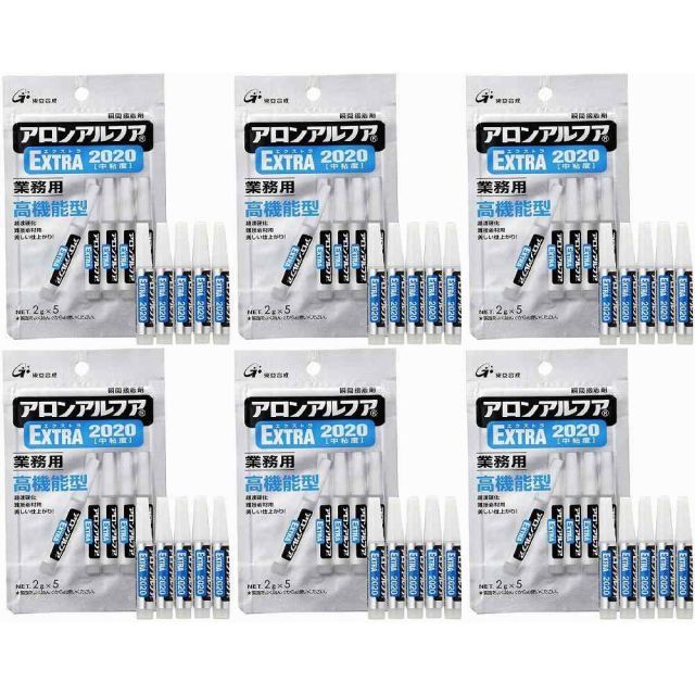 アロン　アロンアルファ　ＥＸＴＲＡ２０２０　２ｇ（５本入） 6個セット