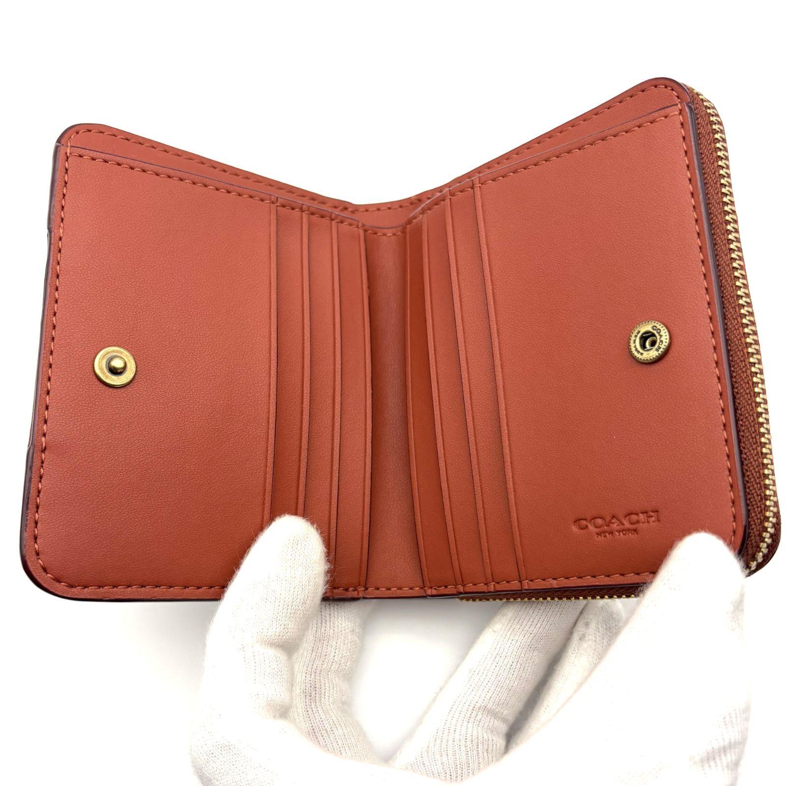 極美品 】COACH コーチ ビルフォールド ウォレット 二つ折り財布 