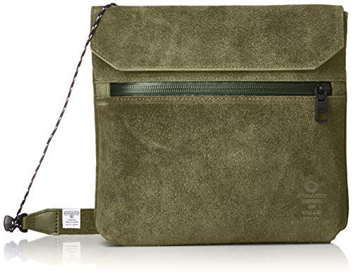 新品 [アッソブ] 防水 スエード レザー サコッシュ 091750 WATER PROOF SUEDE SACOCHE KHAKI