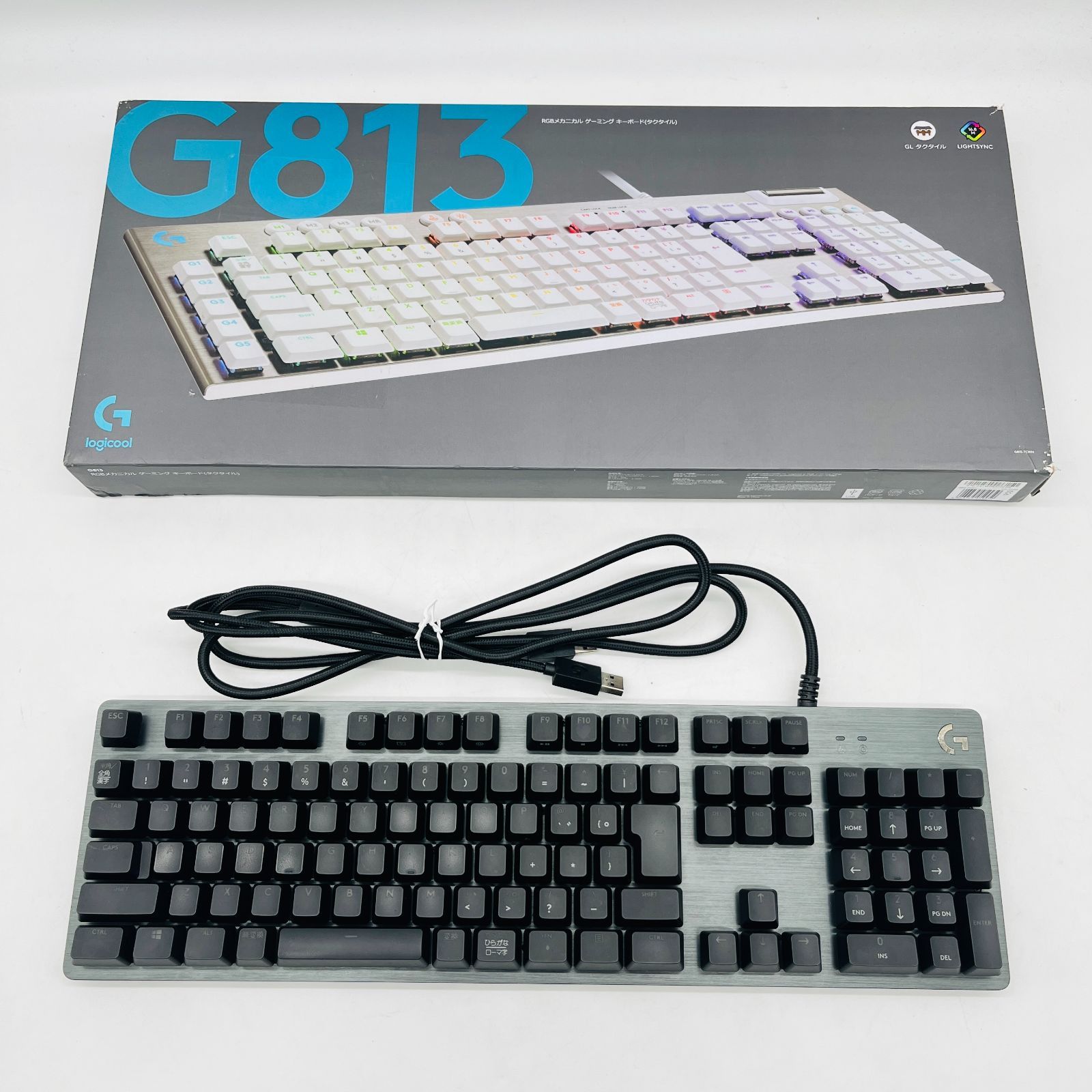 Logicool G ゲーミングキーボード G512r-LN 有線 リニア 赤軸 静かな 
