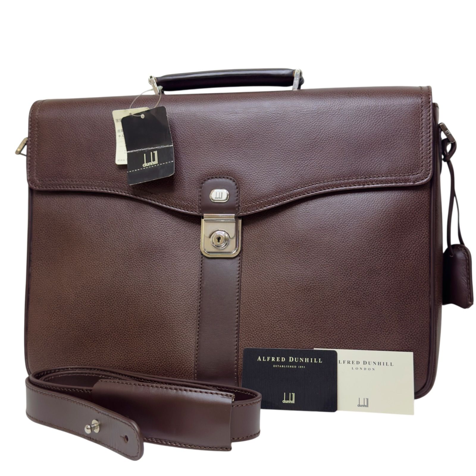タグ付き未使用保管品】極美品 dunhill ダンヒル ビジネスバッグ 