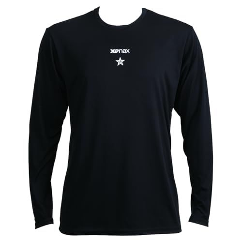 新品 [ザナックス] 野球 ロングTシャツ ブラック(90)