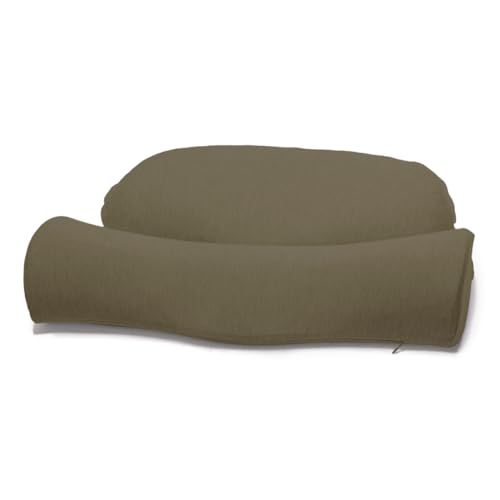新品 [CALQS ダブル枕PLUS ミッドオリーブ] 枕 ピロー まくら 首 肩