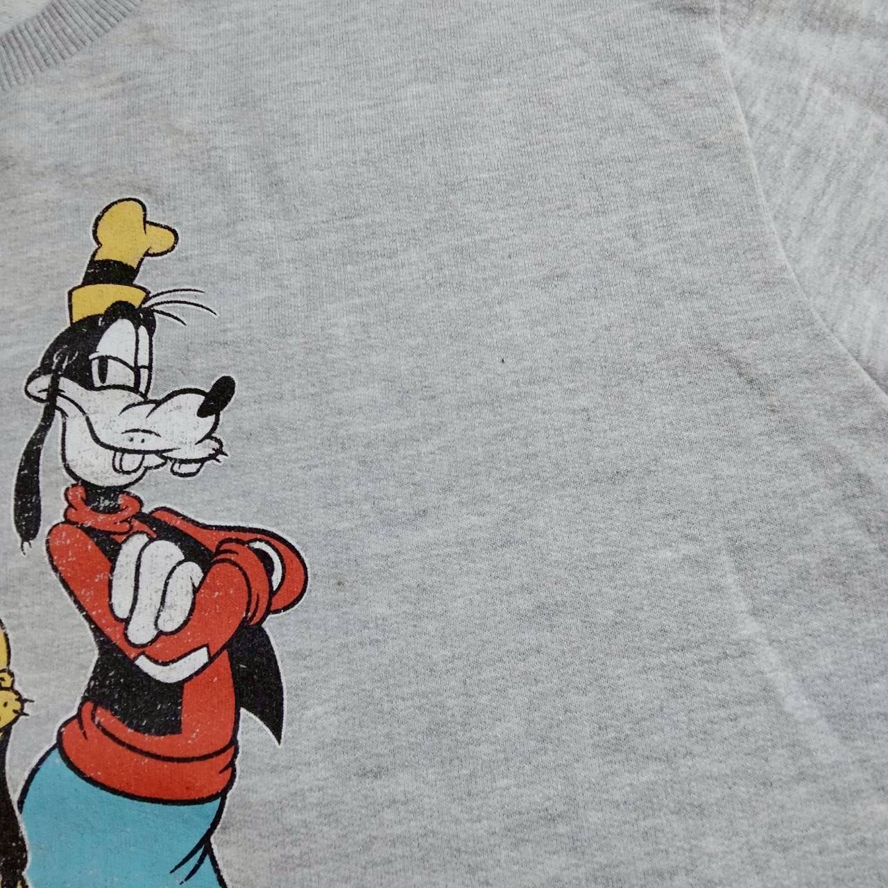 Disney ディズニー スウェット キャラクタープリント グレー Lサイズ 