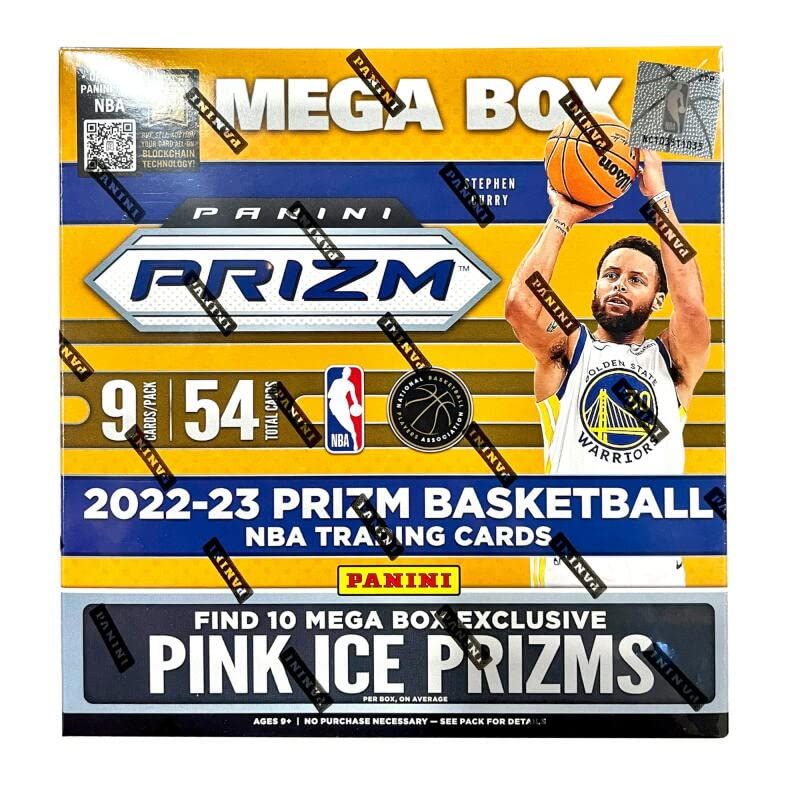 新品 NBA 2022-23 Panini Prizm Basketball Card Mega Box (Pink Ice Prizms) パニーニ プリズム バスケットボール カード メガボックス (ピンク アイス プリズム)
