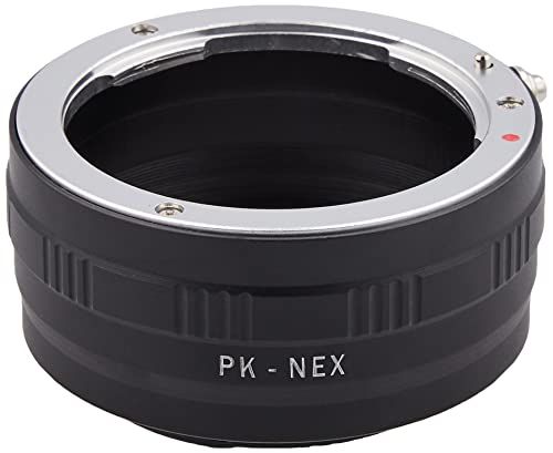 新品 NinoLite PK-NEX アダプター、ペンタックス K マウントレンズ を ソニーNEX E カメラボディーに付ける為のアダプター 黒