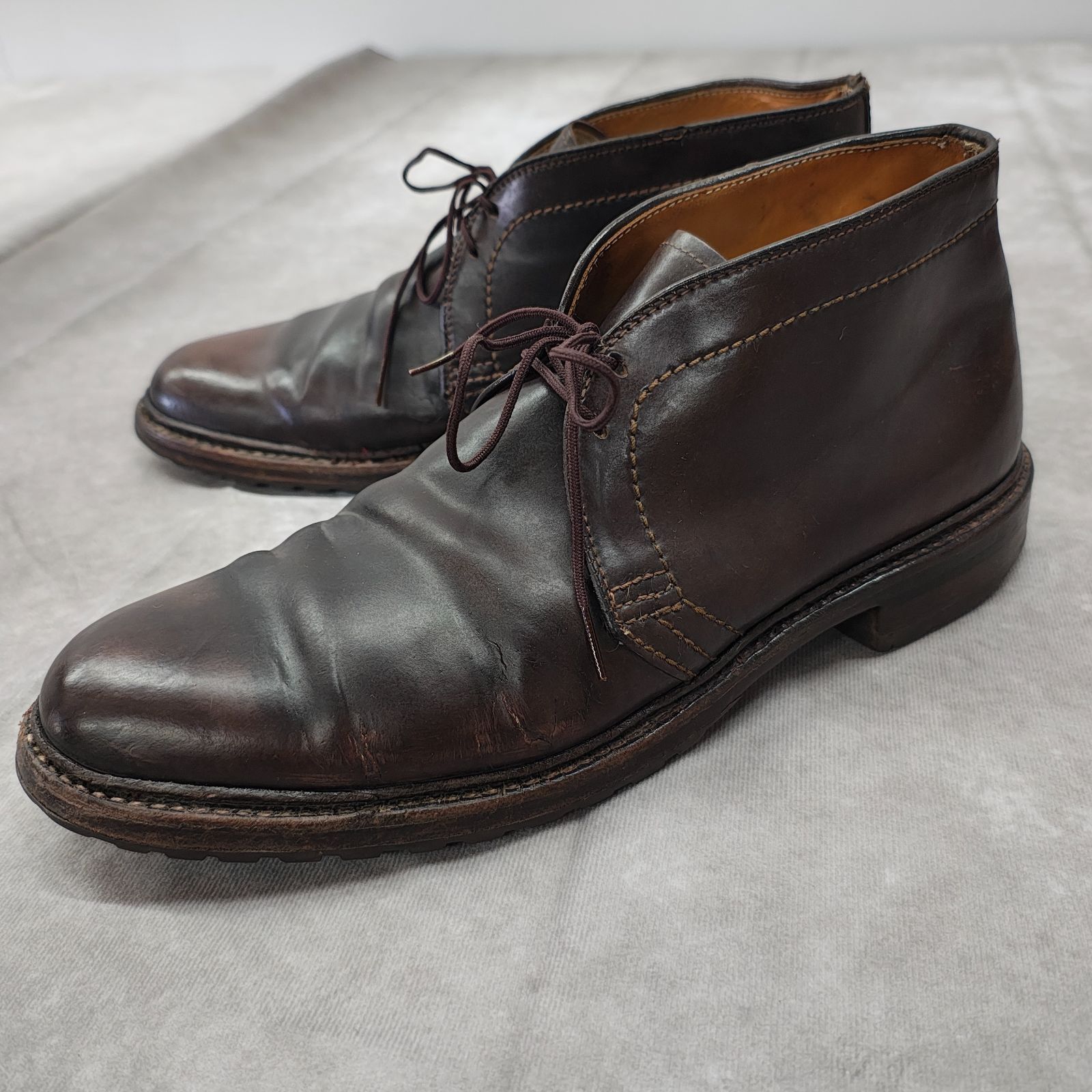 Alden us10 28cm オールデン コードバン 1339 チャッカブーツ ブラウン 