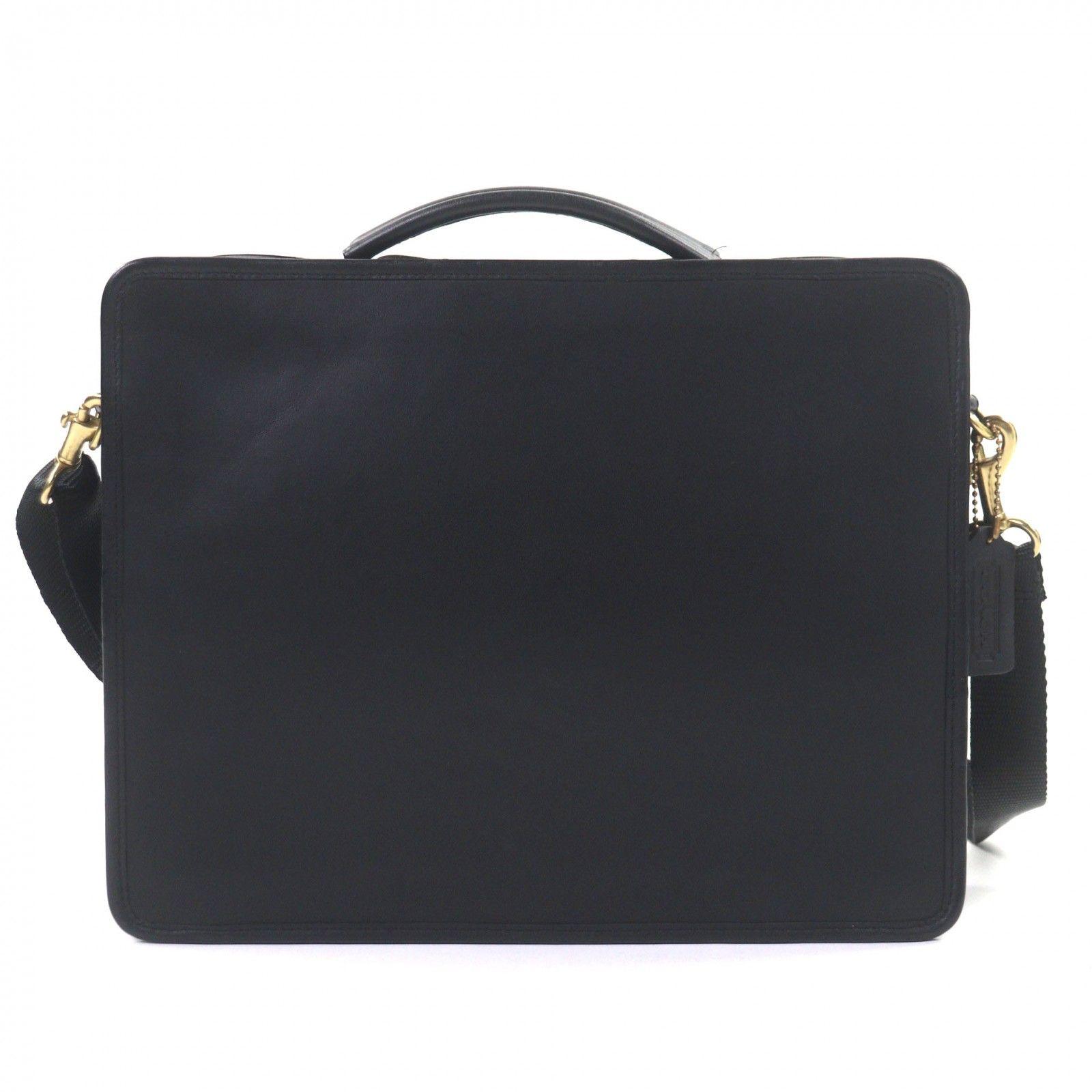 美品▽COACH コーチ 0539 レザー ナイロン 2WAY ビジネスバッグ PC